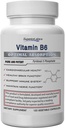 Superior Labs Vitamín B6 50mg, Pure Non-GMO Supplement, High Absorbtion, Supports Immune & Nervisive System, Brain Function, Metabolizmus & Heart Health, Essential for Hemoglobin Production, 120 Veg Caps