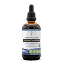 Ashwagandha USDA organický extrakt bez obsahu alkoholu, Ashwagandha Withania Somnifera Anti-stres a relaxácia 4 OZ