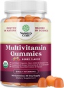USDA Organic Multivitamín pre ženy a mužov - Vegan Organic Multivitamín pre mužov Gummy so zinkovým a B komplexom vitamínov pre zvýšenú odolnosť voči energii a denné wellness - Vegan a Non-GMO (1 mesiac)