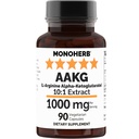 MONOHERB AAKG - L-arginín Alpha-Ketoglutarát - 1000 mg - 90 Vegetariánskych kapsúl