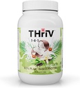 Thriv ThriV Nutrition - Organic Plant Based Protein Powder, Chocolate or Vanilla, Vegan, Gluten-free, non-GMO, Dairy Free, (2,5lb/1,140g) Powder (Vanilla)