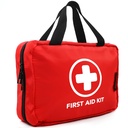 330 Piece First Aid Kit, Premium vodeodolný Kompaktné Trauma Medical Kits for Any Emergencies, Ideal for Home, Office, Car, Travel, Outdoor, Camping, Pešia turistika, Boating (Červená)