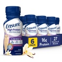 Zaistiť vysoký obsah bielkovín Vanilla Nutrition Shake s vlákninou, Pripravený na pitie, 16 g bielkovín a 27 vitamínov a minerálov, 8 fl oz, 6 balení