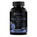 Čierny olej z semien Kapsule 1000mg - Premium Black Cumin olej Kapsule - Čierny olej z semien Tekuté pilulky - Panny Cold Pressed Nigella Sativa Olej pilulky - olej z čiernych semien - 120 Cap (2 Mesiac dodávky)