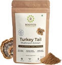 ROOTED Active's Turkey Tail Mushroom Extract Powder, USDA & EU Certified Organic