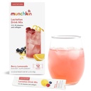 Munchkin® Milkmakers® Laktačný nápoj Mix Supplement with B Vitamíny/Colagen/Fenugreek & Milk Thitle for Breastfeeting Moms, Berry Lemonade, 14 Count