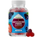 Advanced Fiber Gummies pre dospelých - Cigarety Root Supplement with Prebiotic Support & Coconut Oil for Gut & Digestive Health - Rozpustné Digestion Kapsule od Regulácia žalúdka a imunitná pomoc - 60 Ct