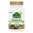 PrírodaPlus Zdroj života Záhrada Vitamín B12 - Balenie po 2, 60 Vegánov Kapsule - Vegetariánska, bez lepku, Certified Organic - 60 Celkom Servis