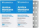 VitaMedica Arnica Montana Blister Pack 30X Tablety pre bolesti podliatiny a opuchy Plant Based Formula 