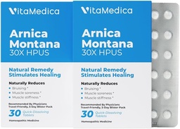 VitaMedica Arnica Montana Blister Pack 30X Tablety pre bolesti podliatiny a opuchy Plant Based Formula 