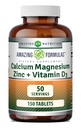 Amazing Formulas Calcium Magnézium Zinok + D3 Supplement 