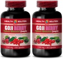 Mozog a pamäť Power Boost - Goji Berry - Natural ANTIOXIDANT Complex, Immune Support, Noni Supplement Pills, Mangosteen Extract, acai Berry, superfruit Complex, Energy Booster, 2 fľaše 120 Caps