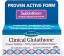 EuroMedica Clinical Glutathione - Antioxidant for High Absorption - Dietary Supplement with L-Glutathione - Vegan Supplement to Support Cell Health - 60 Slow Melt Tablets