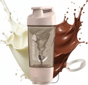Hurricup 22 Oz Protein Shaker fľaša pre proteínové zmesi, BPA zadarmo Protein Shaker poháre pre proteíny Shakes, Srvátka smoothie pohár pre precvičenie Mixer fľašu, Gym príslušenstvo pre ženy a mužov, šedá