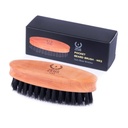 ZEUS vreckové bradavice a fúzy kefka pre mužov, cestovná veľkosť Grooming Tool s mäkkými búrlivými vlasmi pre brad styling a detangling (Made in Germany) N92