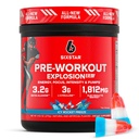 Powder Six Star pre-Workout pre mužov a ženy, ICY Rocket Freeze (30 Servings) - Preworkout Explosion 2.0 Energy Powder Drink Mix s Beta-Alanine a kofeín - Športové Nutrition Supplement Products