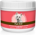 Herbsmith Pure Krill - Wild-Caught Antarktída Krill - Just 1 Ingredient - Astaxantín pre psy - Pripravené na použitie Omega 3s 