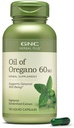 GNC bylinné Plus olej z Oregano 60mg doplnok, Vegetarián, podporuje všeobecné dobre Being, 100 slúži