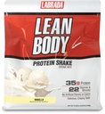 Lean Body All-in-One Vanilla Protein Shake. 35g Protein, Srvátková zmes, 7g Zdravé tuky a vlákniny, 22 Vitamíny a minerály, Žiadne umelé farby, bez lepidla, (4.6lb) Balenie Máj Vary