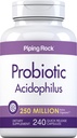 Piping Rock Probiotické Acidophilus Kapsule 