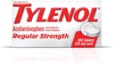 Tylenol Pravidelná sila Tablety s 325 mg acetaminofénu, Horúčka Redukcia a bolesť Odľahčenie bolesti hlavy, bolesť chrbta, svalová bolesť a mentálne kŕče, 2 balenia