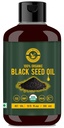 Black Seed/Nigella Sativa/Kalonji Seeds Oil (10.15 fl oz), Virgin Cold-Pressed, Pure & Natural, No GMO, Neošetrený Black Seed Oil