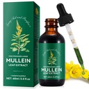 Mullein kvapky, Mullein Leaf Extract pre Pľúca, Mulleins Leaf kvapky pre Pľúcne čistenie a Phlegm, rýchla absorpcia Výkonný Mulleins extrakt pre silnejšie Pľúca (1)