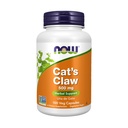 TERAZ Foods Supplements, Cat's Claw 500 mg, Non-GMO Project Overené, Bylinné Supplement, 100 Veg Capsules
