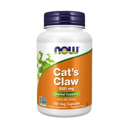 TERAZ Foods Supplements, Cat's Claw 500 mg, Non-GMO Project Overené, Bylinné Supplement, 100 Veg Capsules