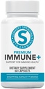 Shopping Annuity Brand Premium Immune + Formula - Daily Immune Support with Reishi Mushroom, Echinacea, American Ginseng, Vitamin C & Zinc - Supports Mental Clarity & Energy Levels (60 Capsules)
