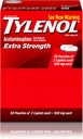 Tylenol (R) Extrasilth, 2-Caplet Dávkovanie, 100 caplets celkom,500mg každý