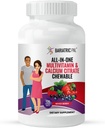 BariatricPal "All-in-ONE Chewable Multivitamín s citrát vápenatý a železo - zmiešané Berry (30-Deň dodávky)