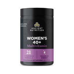 Antická výživa Multivitamín pre ženy 40, Multi Vitamín a Imunitná podpora s vitamínom D & C, 20 Vitamíny a minerály, Stres a podpora spánku, podporuje zdravie kostí a krvi, 90 Kapsule
