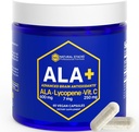 PRÍRODNÉ STACKY Alpha Kyselina lipová 600 mg w/lykopén a vitamín C - doplnok pre imunitu a bunkové funkcie - doplnok pre zdravie mozgu
