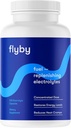 Flyby Electrolyte Replacement Tablety - Tablety a kapsule od Rapid Rehydration, Recovery, Keto & Cramps - Soli, horčík, draslík, sodík - Paleo, Keto a Vegan Friendly - 100 Kapsule