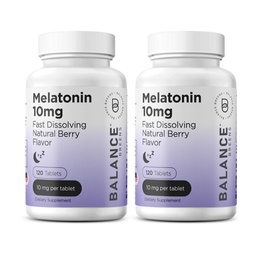 Balancebreens Melatonin 10mg Fast-Dissolve, 120 Tablety 