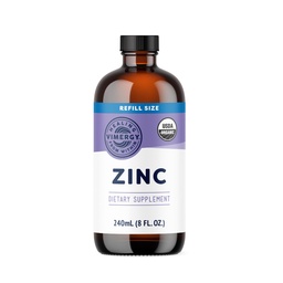 Vimergy Organic Zinok Doplnky pre ženy a mužov (7,5mg Tekutý zinok na obsluhu) Rýchla aborbing Immune Support, Podporuje zdravé kosti a kožu, USDA Certified Organic, Vegan, Až 120 Servings (240ml)