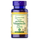 Puritánska pýcha s vysokou potenciou vitamín D3 1000 IU, 200 softgelov