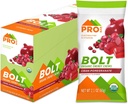 PROBAR - BOLT Organic Energy Chews, Cranberry granátové jablko, non-GMO, Gluten-free, USDA Certified Organic, Healthy, Natural Energy, Fast Fuel Gumies with Vitamíny B & C (12 Počet)
