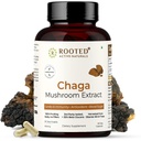 ROOTED Actives, Siberian Chaga Mushroom Extract, Certified Organic