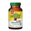 MegaFood Vitamín D3 2000 IU (50 μg) - Vitamín D Doplnky s reálnym jedlom, Imunitná podpora, podporuje kosti, zuby a svaly, Vegetarián, Certified Non-GMO, Kosher 90 Tablets, 90 Servír
