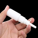 2ks Prázdne Znovu naplniteľné White Plastové Zdravotnícke Nosné sprej fľaše Pumpa Sprayer Kontajnerová liekovka Pot pre Saline Water Wash Applications Deft Design Sinus Medicine