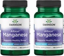 Swanson Albion Pozostalý mangán 10 Milligrams 180 Kapsule (2 balenia)