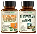 Vegán Glukozamín Chondroitín MSM Spoločná podpora doplnok a kompletný multivitamín pre mužov