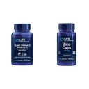 Life Extension Super Omega-3 EPA/DHA Fish Oil, sezam Lignans & Olive Extract - Omega 3 Supplement & Zinkové viečka, zinok 50 mg, zinok Citrát, Podpora Imunitná obrana tela