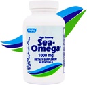 1000mg Natural Štikútsky rybí olej koncentrát Rugby Sea Omega 3 Made in USA for Men/Women,50 Rýchle uvoľnenie Softgels,EPA 300mg,DHA 200mg,Fatty Acid Supplements for Brain/Eye/Heart/Hair/Skin Health