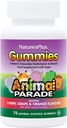PrírodaPlus Živočíšny sprievod Zdroj života Gummy - Prírodné pomarančové, hroznové a višňové príchute - 75 Živočíšne tvarované Gummy - Multivitamín pre deti - bezlepok - 37 porcií