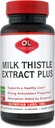 Olympian Labs Milk Thistle Extract Plus Enzymes, Antioxidanty, Podpora zdravia pečene, 60 Vegetariánske Caps