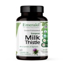 EMERALD LABS European Milk Thitle - Organické mlieko Thitle extrakt - podporuje zdravie pečene a pomáha udržiavať prírodnú energiu, Trávenie a zdravie mozgu - 60 Rastlinné kapsule (až 60-Deň dodávky)