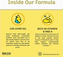 Generic Cod Liver Oil- Omega Mastné kyseliny s vitamínom A & D Cod Pečeňový olej Kapsule Pomoc Znížiť bolesť kĺbov a udržiavať imunitný systém pre Unisex